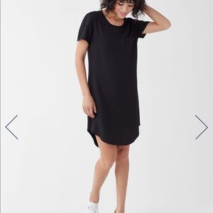 Black t-shirt dress